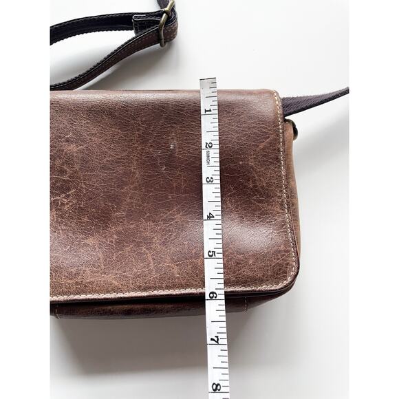 Gun Tote'n Mamas Brown Leather Concealed Carry Organizer Crossbody Purse Leather - Picture 5 of 10